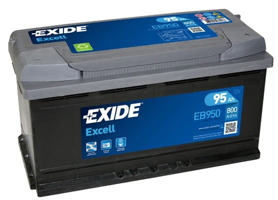 EB950 Baterie EXIDE Excell 12v 95ah 800A EXIDE 